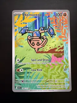 Hitmontop 240/217 Illustration Rare IR Holo Ascended Heroes Pokemon TCG Card - Image 1