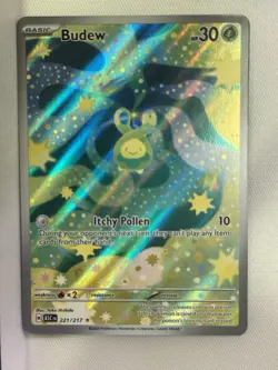 The Pokemon Company Budew ASC 221/217 Illustration Rare Full Art Holo Card - Image 1