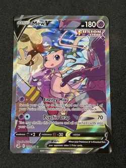[NM] Mew v Holo Alternative Art Ultra Rare TCG Fusion Strike Card 251/264 - Image 3