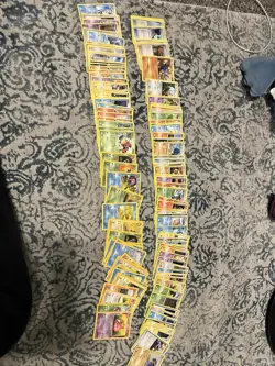 Pokemon TCG Bulk Lot - 107 Bulk Cards DAMAGED CONDITION, WOTC, EX ERA, HGSS, B&W - Image 1