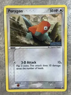 Porygon 69/115 STAMPED Pokemon Ex Unseen Forces 2005 Reverse Holo (Light Play)LP - Image 1