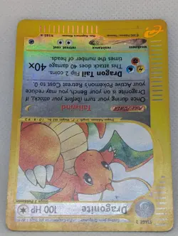 Dragonite 009/165 Expedition Base Set Reverse Holo Rare Pokemon TCG Nintendo LP - Image 4