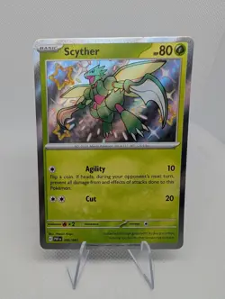 Scyther 095/091 Sv: Paldean Fates Shiny Rare Holo Pokemon Tcg Card - NM - Image 1