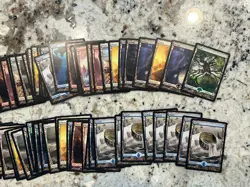 Zendikar Full Art Land Lot x90 - Magic The Gathering Original Zendikar Land Lot - Image 2