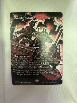 Wizards Doubling Season Enchantment PZA Green M 0011 2026 Kevin Eastman - Image 1