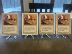 Spirit Link MTG Core Set 4th Edition Regular Play Set (4x) LP to MP - Image 1