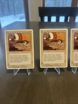 Spirit Link MTG Core Set 4th Edition Regular Play Set (4x) LP to MP - Image 2