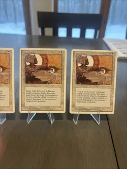 Spirit Link MTG Core Set 4th Edition Regular Play Set (4x) LP to MP - Image 3