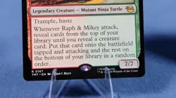 Raph and Mikey Troublemakers Regular NON-foil NM TMT 167 Mtg TMNT 🔮 B* - Image 3