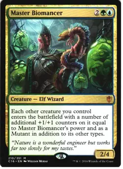 MASTER BIOMANCER 210 MYTHIC COMMANDER 2016 MAGIC: THE GATHERING LP - Image 1