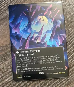 Gemstone Caverns (0061) (Borderless Foil) Edge of Eternities: Stellar Sights - Image 1