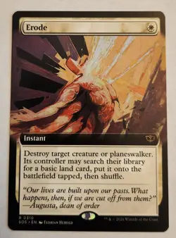 Erode (Extended Art) Secrets of Strixhaven Regular Rare NM+ - Image 1