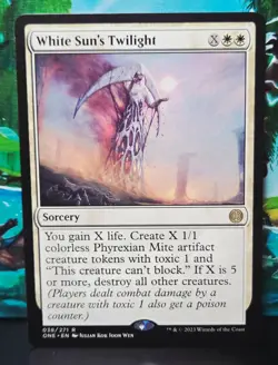 magic the gathering - White Sun's Twilight - Sorcery - Rare - White- Plains - Image 1