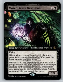 MTG - Secrets of Strixhaven #326 Moseo, Vein's New Dean Extended Art Rare - Image 1