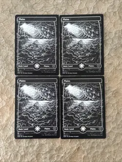 MTG *4 Plains Basic Land Full Art 269/277* (NM) Crimson Vow Magic Gathering - Image 1