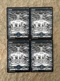 MTG *4 Island Basic Land Full Art 271/277* (NM) Crimson Vow Magic Gathering - Image 1
