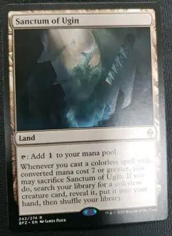 MTG *Sanctum Of Ugin X1* (LP) Battle For Zendikar Magic the Gathering - Image 1