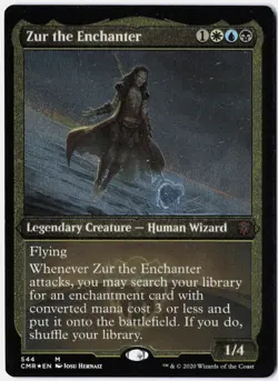 MTG *Zur the Enchanter (Foil Etched) Foil X1* (LP) 544 Commander Legends Magic - Image 1