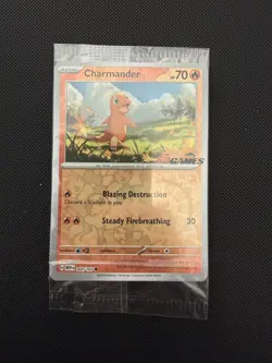 Pokemon TCG - S&V 151 - 004/165 Charmander - EB Games Stamped Promo - SEALED - Image 1