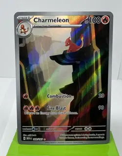 Charmeleon 169/165 Sv: Scarlet & Violet 151 Holo AR Pokemon Card 2023 NM - Image 1