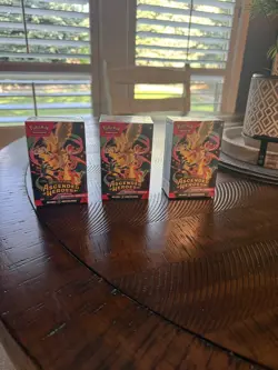 Pokemon TCG Mega Evolution Ascended Heroes Booster Bundle Sealed 3 Lot - Image 1