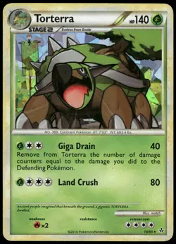 Pokemon Torterra - 10/95 Cracked Ice Holo Promo HP Holo - Image 1
