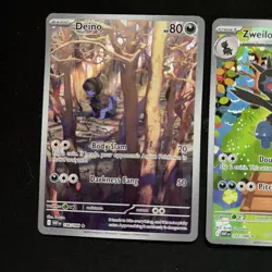 Pokemon White Flare Zweilous 147/086-Vanillite 111/086 Full Art- Deino 146/086 - Image 5