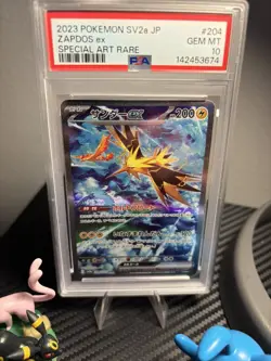 Zapdos EX 204/165 SAR SV2a 151- PSA 10 Gem Mint Pokemon Japanese - Image 1