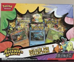 New Pokemon Ascended Heroes First Partners Deluxe Pin Collection Box SEALED - Image 1