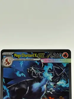Pokemon TCG Phantasmal Flames - Mega Charizard X EX 125/094 SIR MINT - Image 2