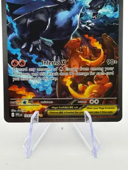Pokemon TCG Phantasmal Flames - Mega Charizard X EX 125/094 SIR MINT - Image 3