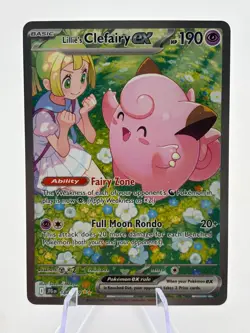 Pokemon TCG Journey Together - Lillie’s Clefairy EX 184/159 SIR NM - Image 1