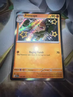 Primeape - 170/091 - Baby Shiny - Paldean Fates - English - Pokemon - Image 1