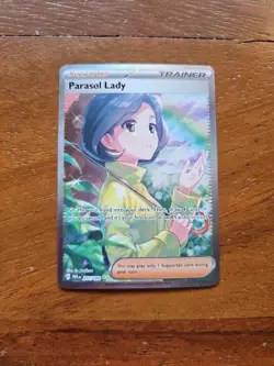 Pokemon Paradox Rift Parasol Lady 255/182 Special Illustration Rare - Image 1