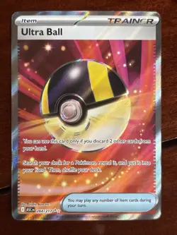 Pokemon Ascended Heroes Ultra Ball 264/217 Full Art Holo Rare - Image 1