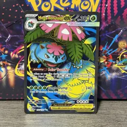 Mega Evolution Pokemon Mega Venusaur Ex 155/132 Full Art Ultra Rare - Image 1
