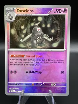 Dusclops 036/131 Masterball Reverse - Pokemon Prismatic Evolutions - NM - Image 1