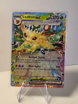 Leafeon ex 006/131 Sv: Prismatic Evolutions Holo Pokemon TCG NM - Image 1