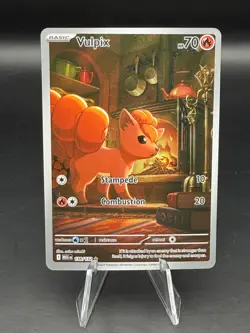 Pokemon 2025 Mega Evolution Vulpix Illustration Rare #138/132 - NM - Image 1