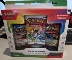 Pokemon TCG First Partner Illustration Collection Box Factory Sealed New - Image 1