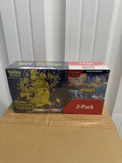Pokemon TCG Surging Sparks ETB & Booster Bundle Costco Exclusive | New & Sealed - Image 1