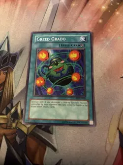 Yugioh Greed Grado ANPR-EN088 Unlimited Secret Rare LP - Image 1