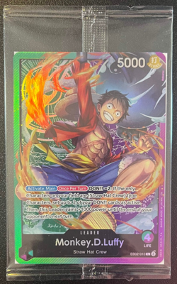 One Piece Monkey D. Luffy EB02-010 Leader Sound Loader Vol. 3 Promo EN SEALED - Image 1