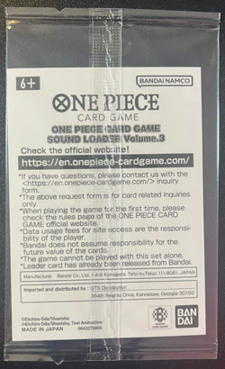 One Piece Monkey D. Luffy EB02-010 Leader Sound Loader Vol. 3 Promo EN SEALED - Image 2