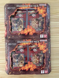 One Piece TCG Illustration Box Volume 5 (OP13/PRB02)- Factory Sealed (Set of 2) - Image 1
