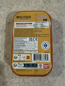One Piece Tin Pack Set Vol. 2 Portgas D. Ace Tin FACTORY SEALED - Image 2