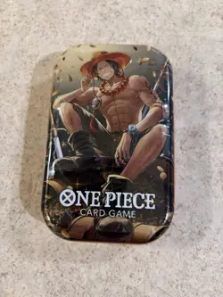 One Piece Tin Pack Set Vol. 2 Portgas D. Ace Tin FACTORY SEALED - Image 4