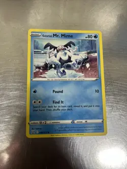 Pokemon TCG Battle Styles Galarian Mr. Mime 034/163 - Image 1