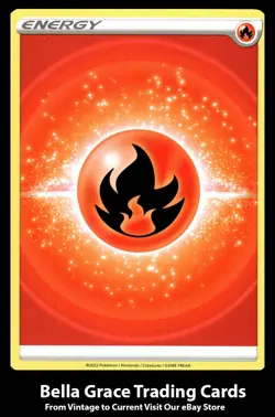 2022 Crown Zenith Fire Energy #Unnumbered Pokemon TCG - Image 1