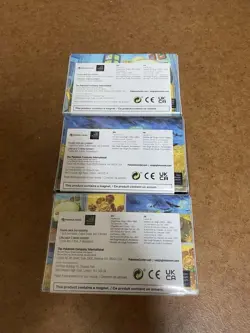 Pokemon TCG, Van Gogh Museum Pikachu Double Deck Box Set of 3 - Japan New unused - Image 2